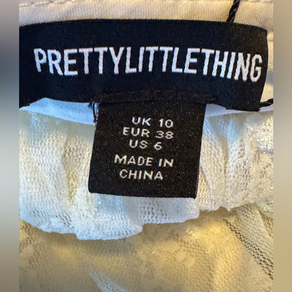 Pretty Little Thing ALMOND SHEER LACE MAXI SKIRT - Picture 8 of 12